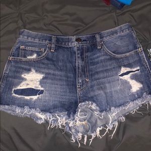 Denim shorts